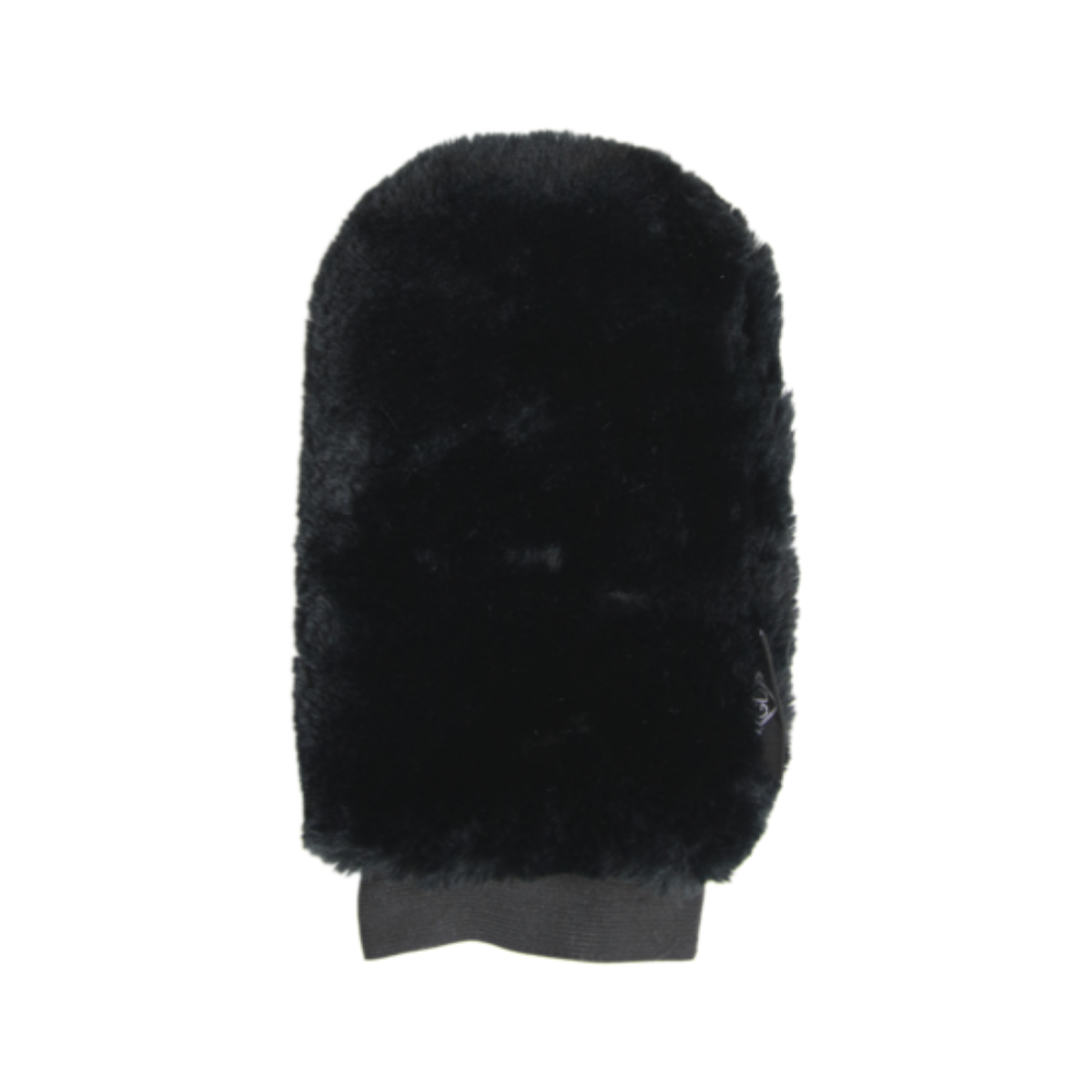 Grooming Deluxe Sheepskin Grooming Glove - Black