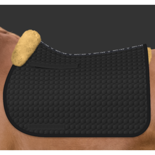 MATTES Square Allround Schabrack - Sort med Natur Saueskinn