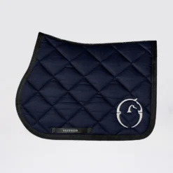 VESTRUM Los Angeles Jumping Saddle Pad - Blu Navy / Nero
