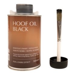 Alternative view of Grooming Deluxe Hoof Oil Shine Black - 500ml