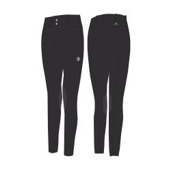 C2E Fresno Ladies Kneegrip Breeches - Jet Black
