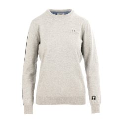 C2E Tracy Longsleeved RN Pullover - Grey Melange