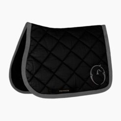 Vestrum Bonn Jumping Saddle Pad - Black/Medium Grey