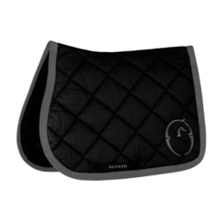 Vestrum Bonn Jumping Saddle Pad - Black/Medium Grey