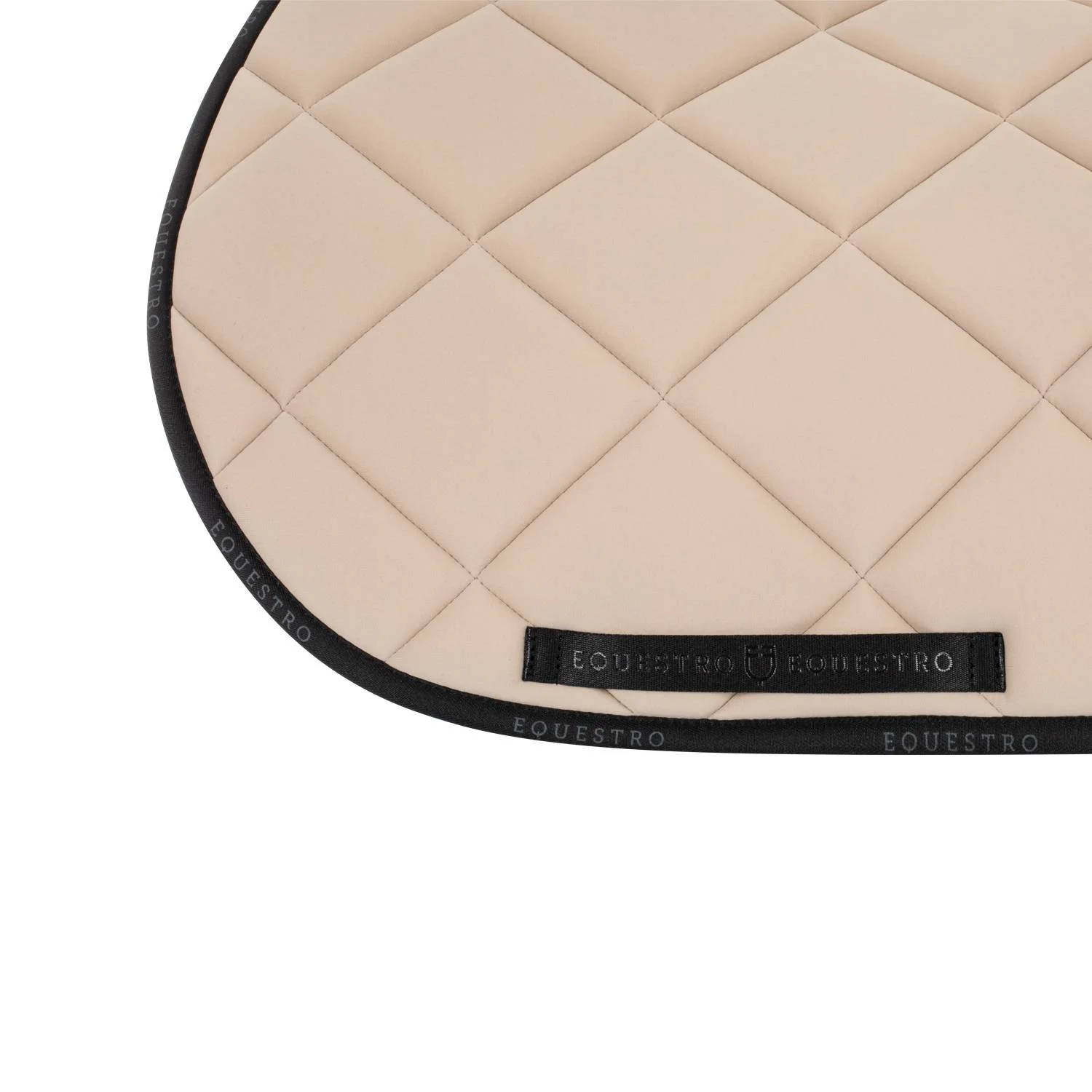 Equestro Black Line Edition Logo Jumping Saddle Pad - Beige - Bilde 3