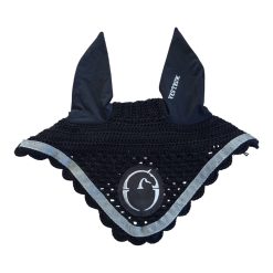 VESTRUM Leeds Horse Earnet - Black/Medium Grey