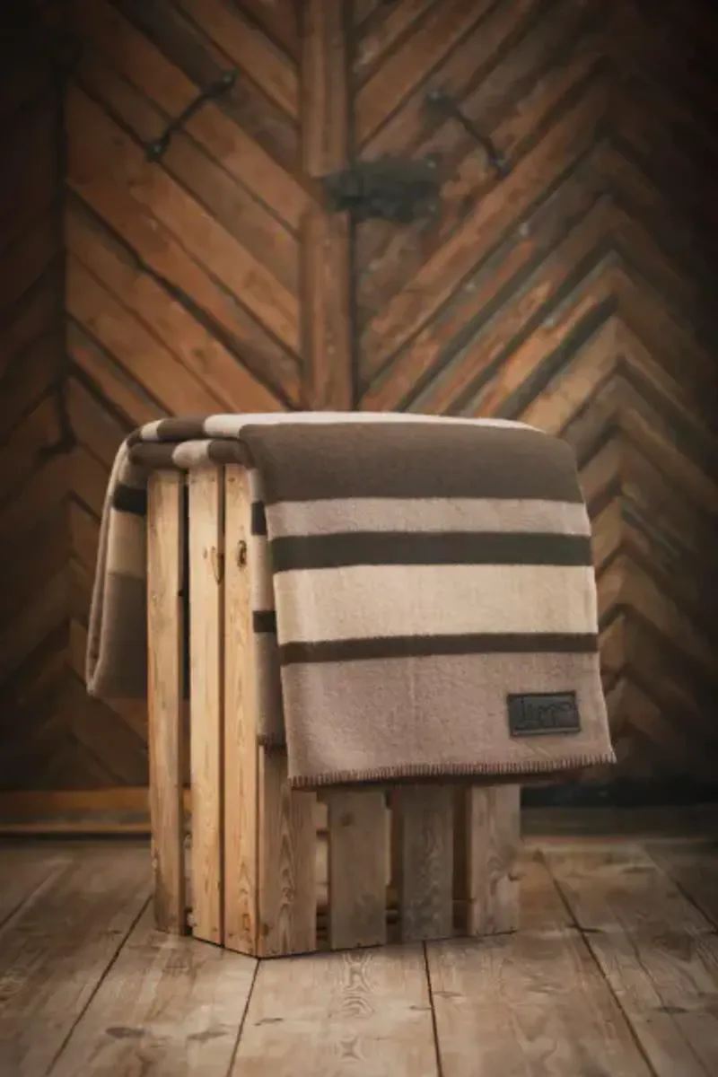 Lippo Yorkshire Wool Blanket - Brown