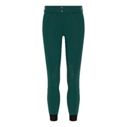 Trolle Athl High Waist Breeches Knee Grip - Spruce Green