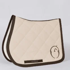 Vestrum Los Angeles Jumping Saddle Pad - Beige/Dark Brown