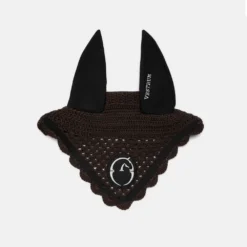 Vestrum Leeds Soundless Horse Ear Bonnet - Dark Brown/Black