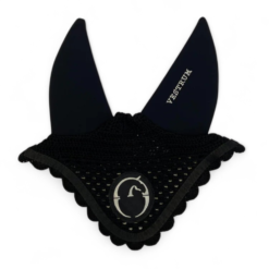Vestrum Leeds Soundless Horse Ear Bonnet - Black