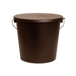 Alternative view of Grooming Deluxe Bucket with Lid - Brown