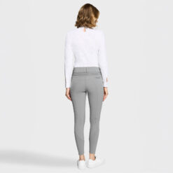 Alternative view of Samshield Clara Premium Breeches - Light Grey