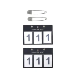 Kingsland Classic 3-pocket Number Plate 2 pack - Navy
