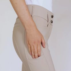 Kingsland Kira Ladies H Shape Regular K-Grip Breeches - Beige Cobblesto - Bilde 4