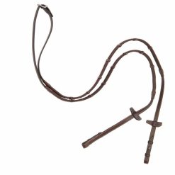 Antarès Signature Rubber Reins w. Loops - Brown
