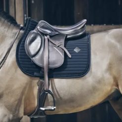 Alternative view of Kentucky Saddle Pad Pearls Jumping - Black