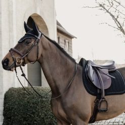 Alternative view of Kentucky Saddle Pad Glitter Stone Jumping - Black