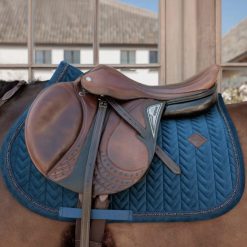 Alternative view of Kentucky Saddle Pad Velvet Mini Pearls Jumping - Navy