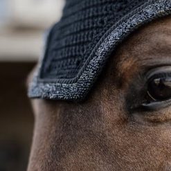 Alternative view of Kentucky Fly Veil Wellington Glitter Stone Soundless - Black