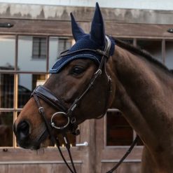 Alternative view of Kentucky Fly Veil Wellington Glitter Band Soundless - Navy