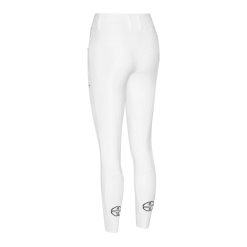Alternative view of Trolle Athletic High Waist Breeches Knee Grip - White