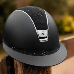 Samshield Miss Shield 2.0 Black Shadowmatt with Celestial Crystal Top and Band - M