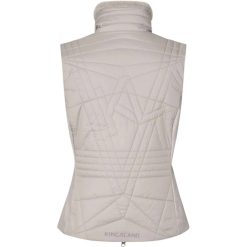 Alternative view of Kingsland Alba Ladies Padded Bodywarmer - Beige Dove
