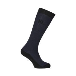 Kingsland Audrey Knee Length Woolmix Socks - Navy
