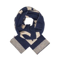 Kingsland Allison Knitted Scarf - Evening Blue