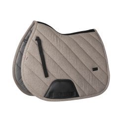 Kingsland Audrey Jumping Saddle Pad - Brown Iron