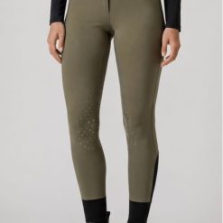 Trolle Projects Athletic High Waist Breeches Knee Grip - Olive