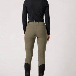Alternative view of Trolle Projects Athletic High Waist Breeches Knee Grip - Olive
