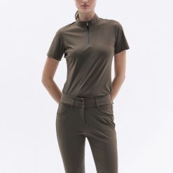 Trolle Projects Athletic High Waist Breeches Knee Grip - Olive - Bilde 4