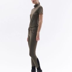 Trolle Projects Athletic High Waist Breeches Knee Grip - Olive - Bilde 5