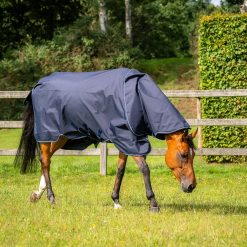Aloga Pro Turnout 200g & Detachable Hood- Navy/Silver