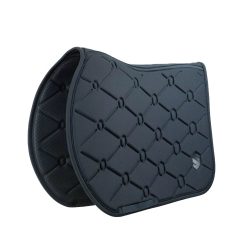 Alternative view of Samshield Spineshield Swarovski Jumping Saddlepad - Anthracite