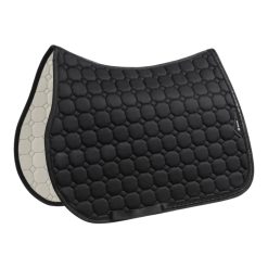 Equiline Eqcrystaro Octagon Saddle Pad With Rhinestones - Black