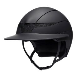 Equiline Xanto Helmet Matt With Swarovski Front Band - Black