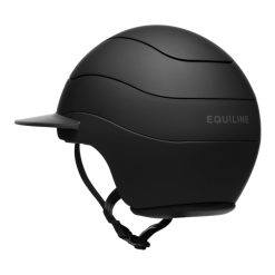 Alternative view of Equiline Xanto Helmet Matt With Swarovski Front Band - Black
