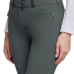 Samshield Clara Crystal Fabric Knee Grip - Dark Forest - Bilde 3