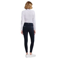 Alternative view of Samshield Clara Crystal Fabric Knee Grip - Navy