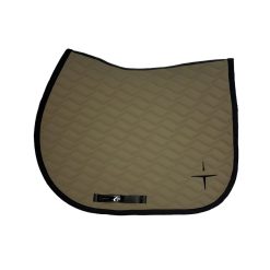 Trolle Projects Shevron Tech-Jersey Jump Saddle Pad - Olive