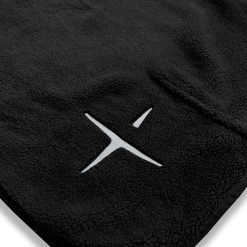Alternative view of Trolle Projects Sherpa Fleece Rug - Black