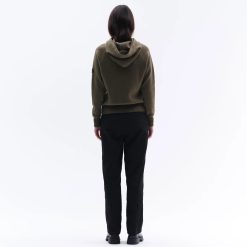 Trolle Projects Loose Fit Extra Fine Merino Wool Hoodie Female - Olive - Bilde 5