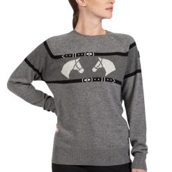 Vestrum Spruce Meadows Women’s Sweater - Steel grey/Medium grey