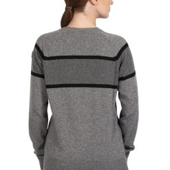 Alternative view of Vestrum Spruce Meadows Women’s Sweater - Steel grey/Medium grey