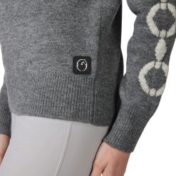 Vestrum Limoges Women’s Crew-neck Sweater - Medium grey/Pearl grey - Bilde 3