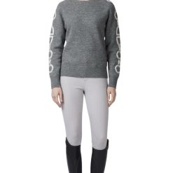 Vestrum Limoges Women’s Crew-neck Sweater - Medium grey/Pearl grey - Bilde 4