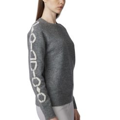 Vestrum Limoges Women’s Crew-neck Sweater - Medium grey/Pearl grey